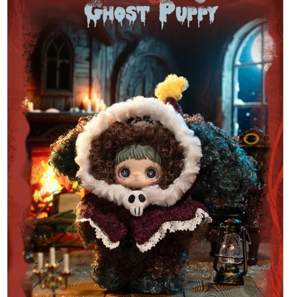 Maymei Winter Weirdness Series Plush NIB - Ghost Puppy
